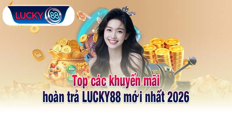 Top các khuyến mãi hoàn trả LUCKY88 mới nhất 2026